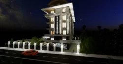Projekt na predaj s luxusným dizajnom v Oba Alanyi