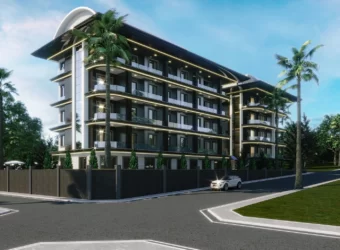 Appartements de luxe à vendre avec vue sur la mer dans le centre d'Alanya