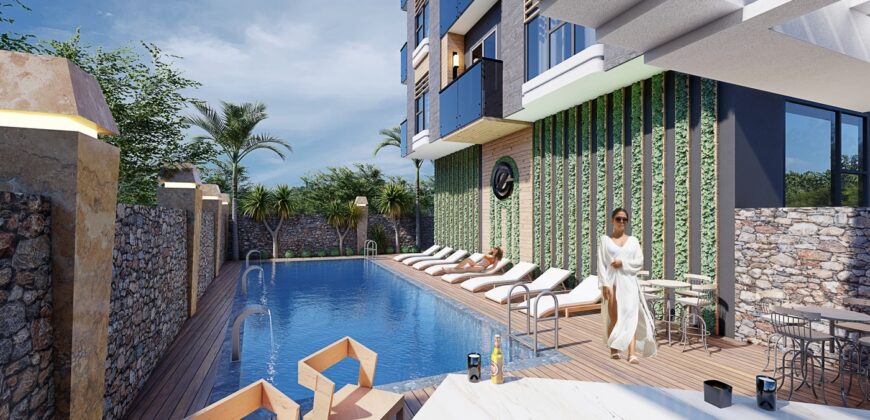 Spacious apartments in Alanya Cleopatra with a superb location