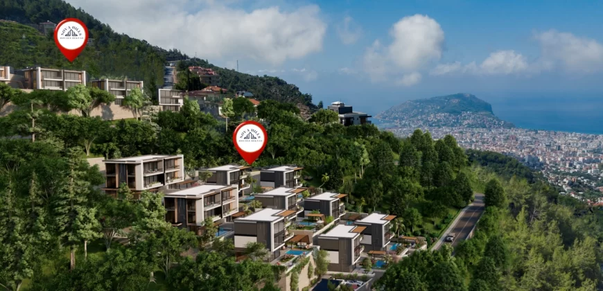 Bektaş Alanya'da Satılık Lüks Villalar