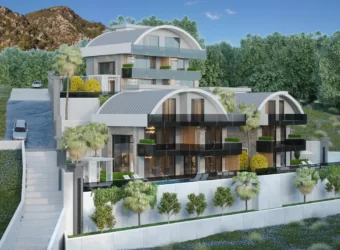 Villa's te koop met een geweldig uitzicht op Alanya